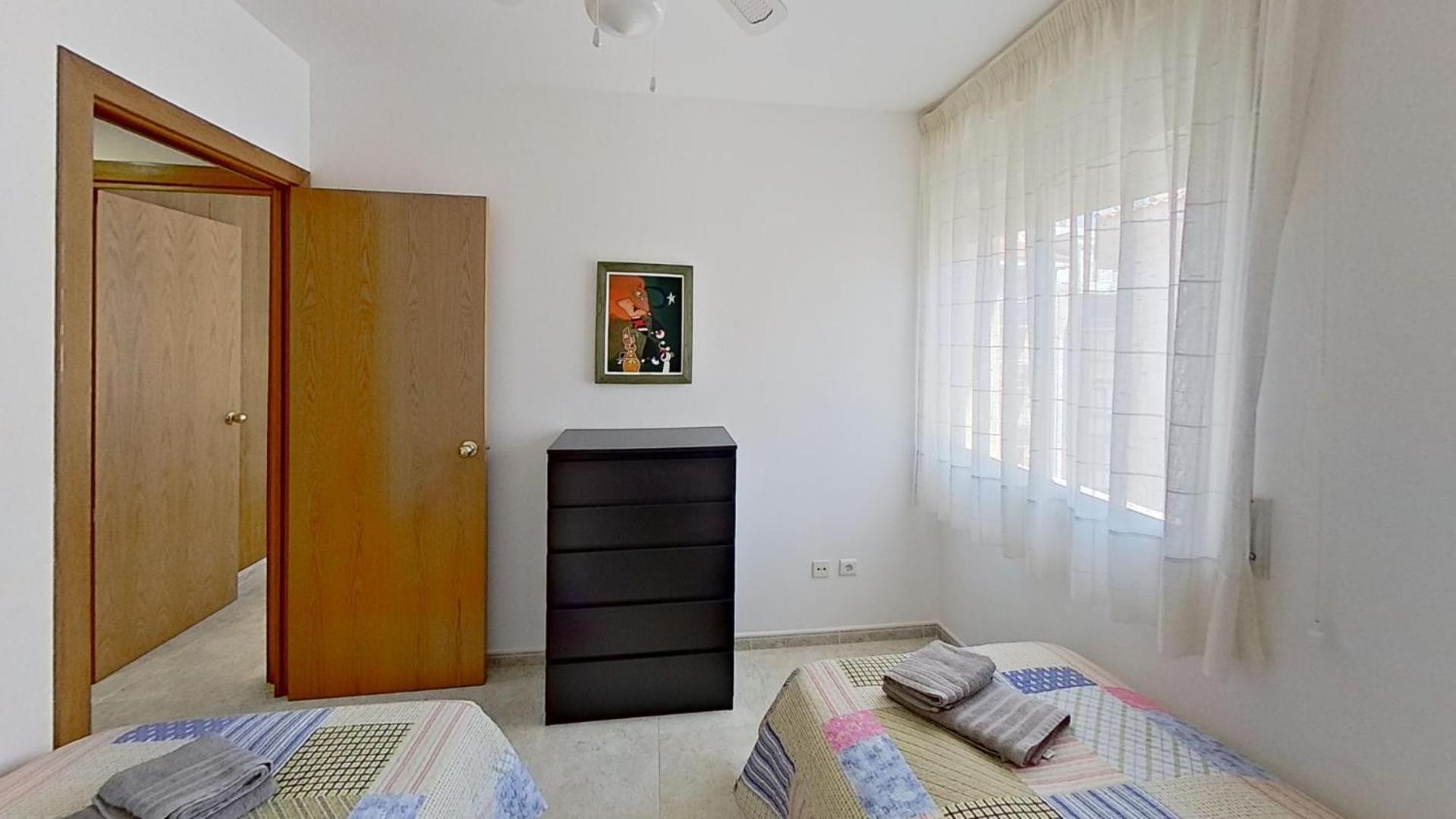 Apartamento Vistas Al Mar, Segunda Linea 3 Habitaciones Sant Carles De La Rapita Bagian luar foto